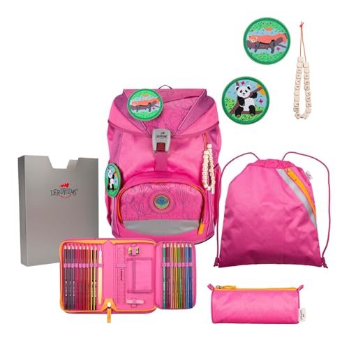 DerDieDas ErgoFlex Exklusiv Eco Schulranzenset 5-teilig Pink Planet DerDieDas ErgoFlex Exklusiv Eco Schulranzenset 5-teilig Pink Planet von DerDieDas
