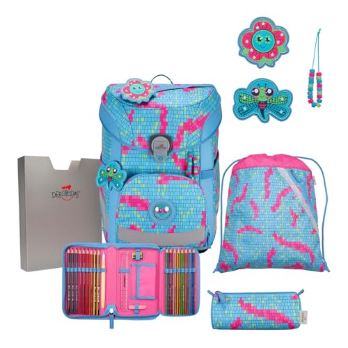 DerDieDas ErgoFlex Easy Schulranzenset 5-teilig Happy Pixel DerDieDas ErgoFlex Easy Schulranzenset 5-teilig Happy Pixel von DerDieDas