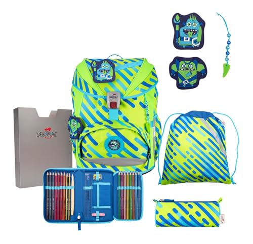 DerDieDas ErgoFlex Exklusiv Neon Schulranzenset 5-teilig Monster DerDieDas ErgoFlex Exklusiv Neon Schulranzenset 5-teilig Monster von DerDieDas