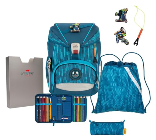 DerDieDas Schulrucksack Set 5-TLG. Ergoflex Trendsport 2023 von DerDieDas