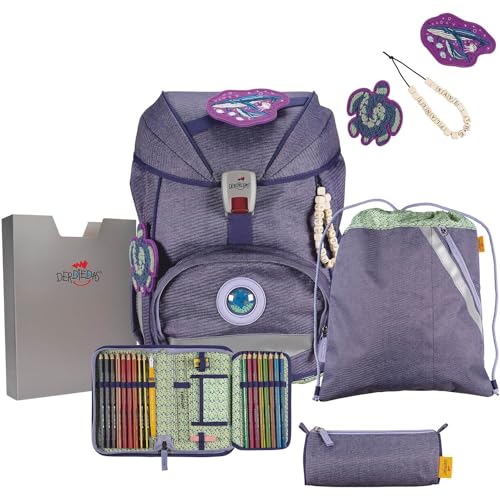 DerDieDas Ergoflex ECO Schulrucksack Set 5-TLG. My Planet von DerDieDas