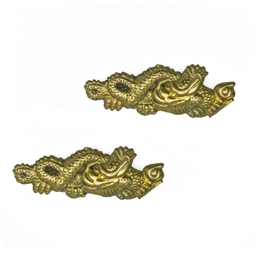 Menuki-Satz für Samuraischwert Motiv Drachen Menuki-Satz für Samuraischwert Motiv Drachen von DerShogun