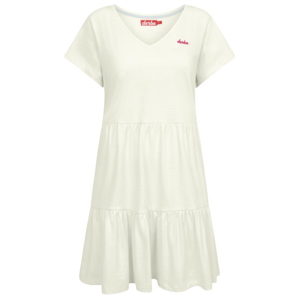 Derbe - Women's Dress Multistriped - Kleid Gr L weiß von Derbe