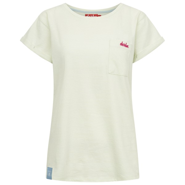 Derbe - Women's S/S Multistriped - T-Shirt Gr L;M;S;XL;XS grau;weiß/beige von Derbe