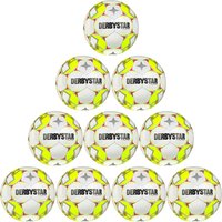10er Ballpaket DERBYSTAR Apus S-Light Futsal weiß/gelb/rot 3 von Derbystar
