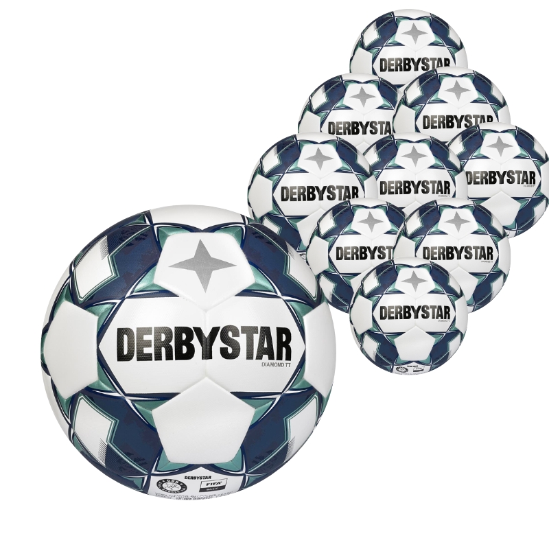 10er Ballpaket Derbystar Diamond TT Gr.5 DB Traningsball von Derbystar