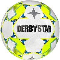 DERBYSTAR Apus Light 350g Leicht-Fußball Kinder weiss/gelb/blau 5 von Derbystar