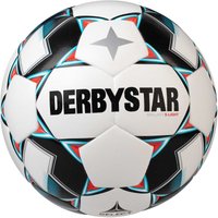 DERBYSTAR Brillant S-Light 290g Leicht-Fußball DB weiß/blau/schwarz 4 von Derbystar