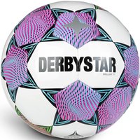 DERBYSTAR Brillant TT Trainingsball weiss/pink/gruen 5 von Derbystar