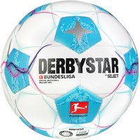 DERBYSTAR Bundesliga Brillant APS Sitzball 2024/25 weiss/blau/pink von Derbystar
