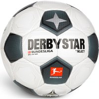 DERBYSTAR Bundesliga Brillant Classic Mini-Fußball 2023/24 weiß/schwarz/grau Umfang: 47 cm von Derbystar