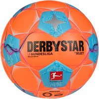 DERBYSTAR Bundesliga Brillant High Visible Trainingsball 2024/25 orange/blau/pink 5 von Derbystar