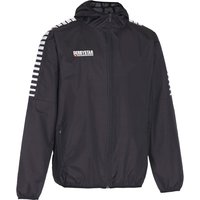 DERBYSTAR Hyper Allwetterjacke schwarz/weiß 3XL von Derbystar