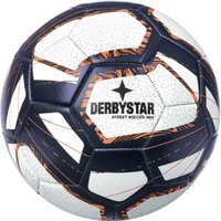 DERBYSTAR Miniball Street Soccer Fußball weiß/blau/orange 47 cm von Derbystar