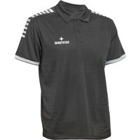 DERBYSTAR Primo Poloshirt grau/schwarz 116/128 von Derbystar