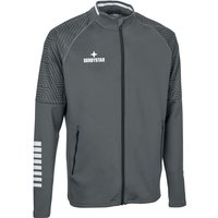 DERBYSTAR Primo Trainingsjacke Kinder grau/weiß 128 von Derbystar