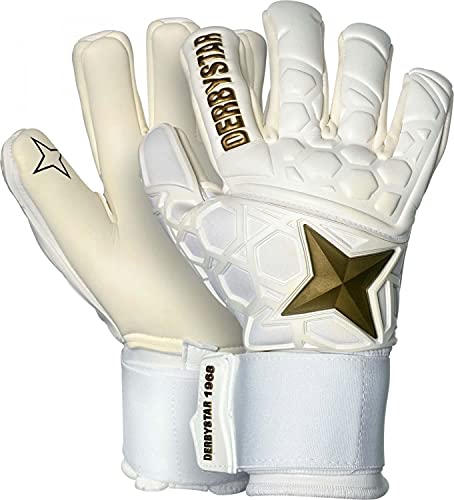 Derbystar APS 1968 Handschuhe Unisex, Weiss Gold, 8.5 von Derbystar