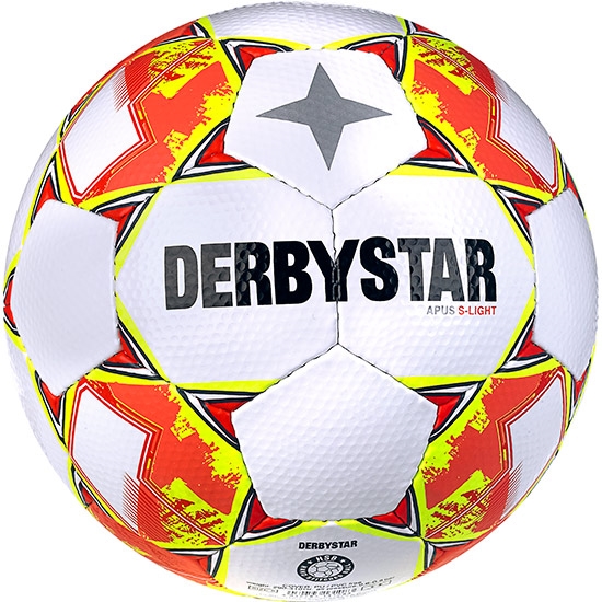 Derbystar Apus S-Light v23 Trainingsball weiss gelb rot 3 von Derbystar