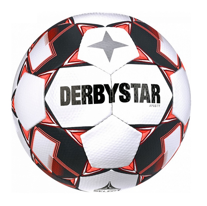 Derbystar Apus TT v23 Fußball Gr.5 - weiß/rot/schwarz von Derbystar