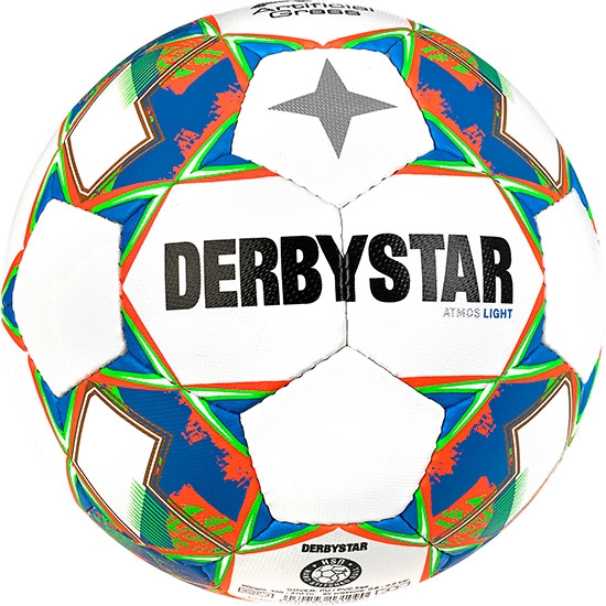 Derbystar Atmos Light AG v23 Trainingsball weiss orange blau 4 Derbystar Atmos Light AG v23 Trainingsball weiss orange blau 4 von Derbystar