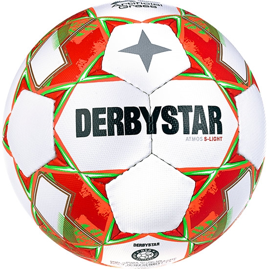 Derbystar Atmos S-Light AG v23 Trainingsball weiss orange rot 3 Derbystar Atmos S-Light AG v23 Trainingsball weiss orange rot 3 von Derbystar