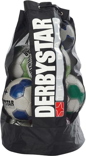 Derbystar Ballsack 10 Fußballtasche schwarz/weiß, OS von Derbystar