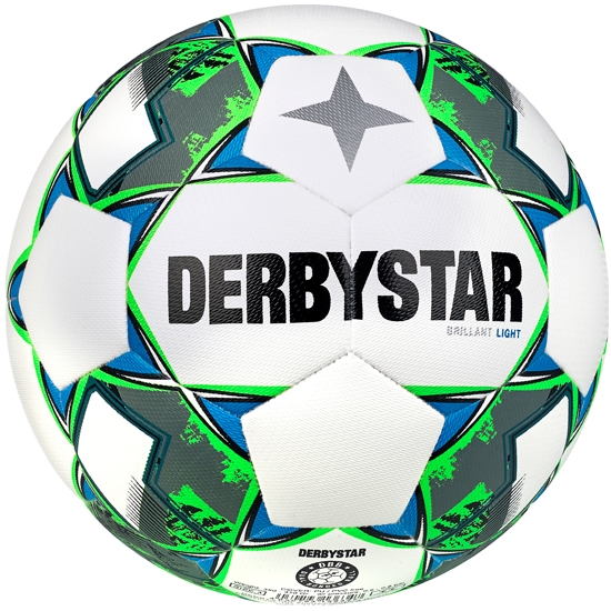 Derbystar Brillant DB Light v23 Trainingsball weiss grün blau 5 Derbystar Brillant DB Light v23 Trainingsball weiss grün blau 5 von Derbystar