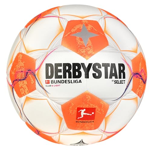 Derbystar Bundesliga Club S-Light v24, 3, Weiss orange pink von Derbystar