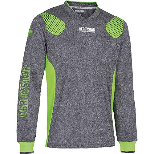 Derbystar Defense Pro Torwarttrikot Unisex, grau Gruen, L von Derbystar