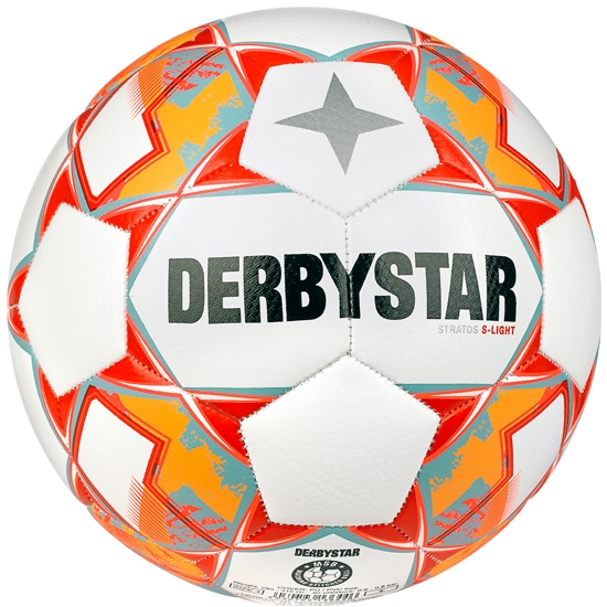 Derbystar FB Stratos TT v23 Trainingsball s- light 5 weiß/blau/orange Derbystar FB Stratos TT v23 Trainingsball s- light 5 weiß/blau/orange von Derbystar