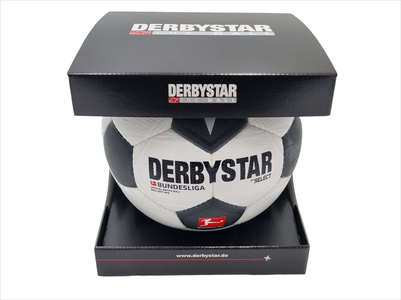 Derbystar Fußball Brillant APS Spielball/Matchball 2023/2024 - in Geschenkbox von Derbystar