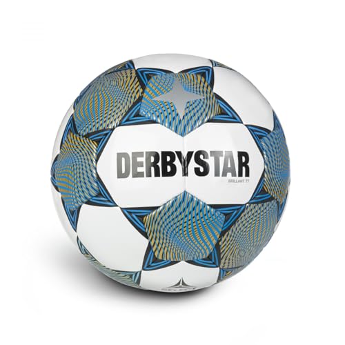 Derbystar Fussball Brillant TT v23 Weiss Blau Gold 5 Derbystar Fussball Brillant TT v23 Weiss Blau Gold 5 von Derbystar