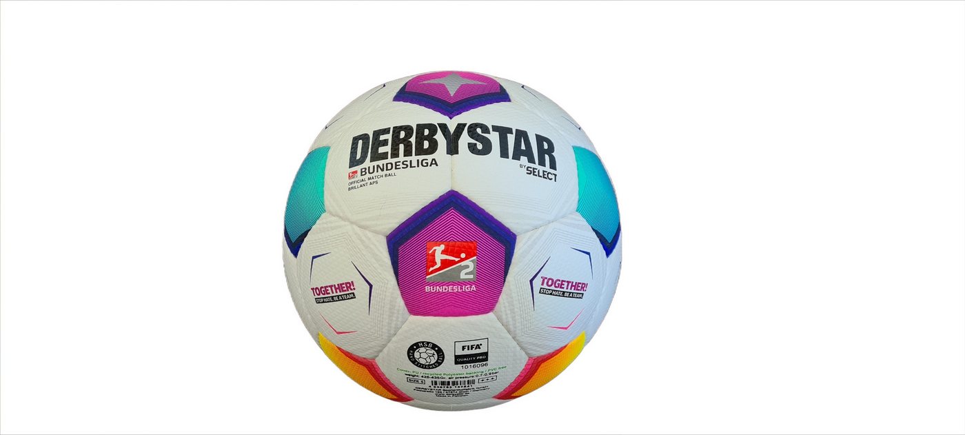 Derbystar Fußball Brillatn APS V24 - Spielball der 2. Bundesliga von Derbystar