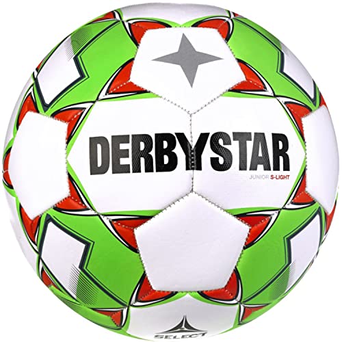 Derbystar Unisex – Erwachsene Fußball Junior S-Light V23 Größe 3, Weiss grün, 3 Derbystar Unisex – Erwachsene Fußball Junior S-Light V23 Größe 3, Weiss grün, 3 von Derbystar