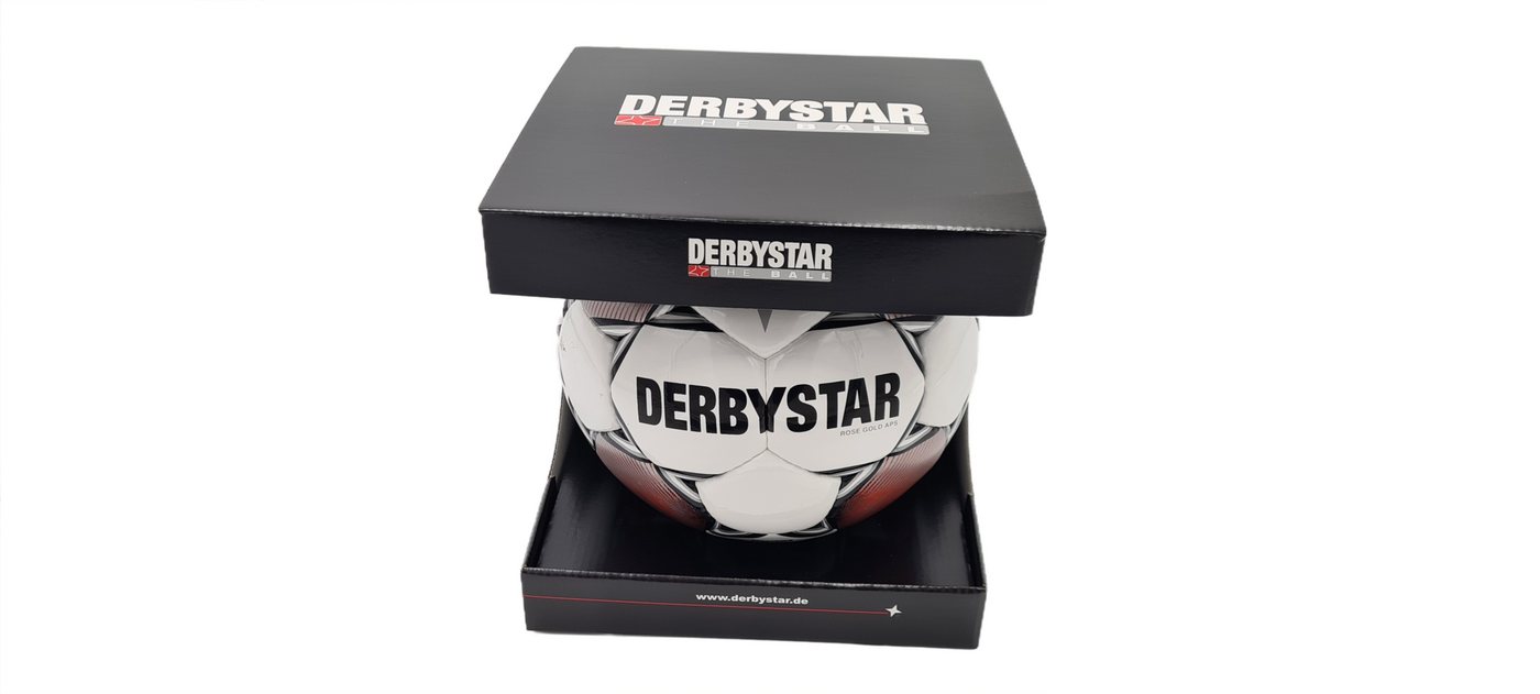 Derbystar Fußball Rose Gold APS Spielball / Matchball in Geschenkbox Derbystar Fußball Rose Gold APS Spielball / Matchball in Geschenkbox von Derbystar