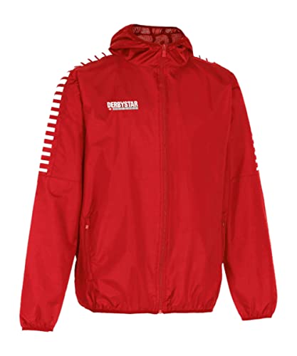 Derbystar Hyper Allwetterjacke Unisex Jacke, rot Weiss, XXXL Derbystar Hyper Allwetterjacke Unisex Jacke, rot Weiss, XXXL von Derbystar