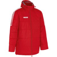 DERBYSTAR Hyper Stadionjacke rot/weiß 3XL von Derbystar