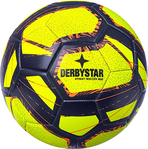 Derbystar Mini Street Soccer Fußballbälle Gelb Blau Orange, 47 cm von Derbystar