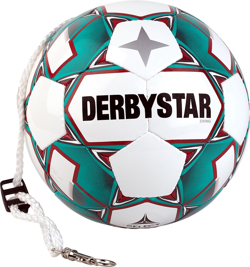 Derbystar Swing Spezialball weiss/rot/silber 5 von Derbystar