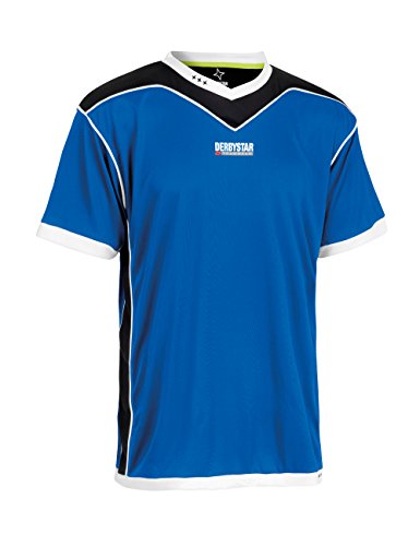 Derbystar Trikot Brillant Kurz, 164, blau schwarz, 6000164620 Derbystar Trikot Brillant Kurz, 164, blau schwarz, 6000164620 von Derbystar