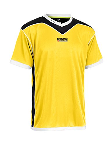 Derbystar Trikot Brillant Kurz, L, gelb schwarz, 6000050520 Derbystar Trikot Brillant Kurz, L, gelb schwarz, 6000050520 von Derbystar