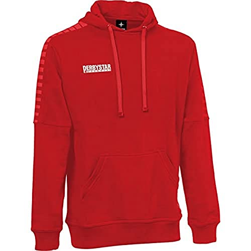 Derbystar Ultimo Unisex Kapuzenpullover, rot, S von Derbystar