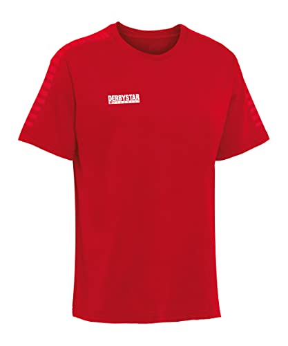 Derbystar Ultimo Unisex T-Shirt, rot, XXXL von Derbystar