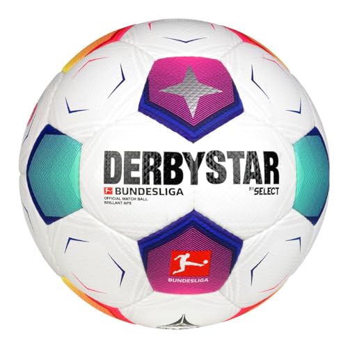 DERBYSTAR Bundesliga Brillant APS v23 Fußball 000, Mehrfarbig von Derbystar