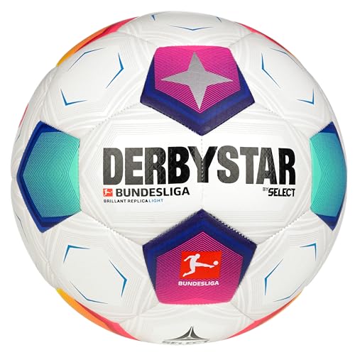 DERBYSTAR Unisex – Erwachsene Bundesliga Brillant Replica Li Fußball, Mehrfarbig, 5 von Derbystar