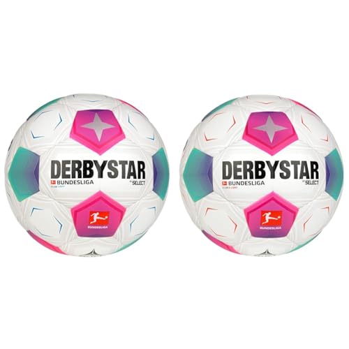Derbystar Unisex Jugend Bundesliga Club Light v23 Fußball, weiß, 4 & Unisex Jugend Bundesliga Club S-Light v23 Fußball, weiß, 4 Derbystar Unisex Jugend Bundesliga Club Light v23 Fußball, weiß, 4 & Unisex Jugend Bundesliga Club S-Light v23 Fußball, weiß, 4 von Derbystar