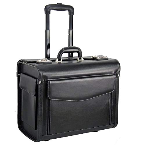 Dermata Pilotenkoffer Businesstrolley 45.5 cm schwarz Dermata Pilotenkoffer Businesstrolley 45.5 cm schwarz von Dermata
