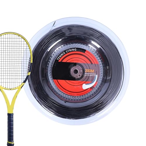 Derwrtup Tennisschlägersaite, Schlägersaite für Tennisschläger - 656 Fuß elastische Schnur | 16G/1,35 mm Saite für Outdoor-Sportarten, verbessert das Schlagerlebnis, Tenniszubehör von Derwrtup