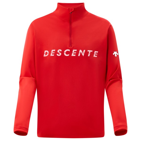 Descente - GB20 T-Neck - Fleecepullover Gr 50 rot von Descente