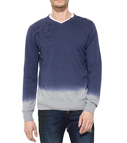 Desigual Herren Trikot Hey blau, XXL Desigual Herren Trikot Hey blau, XXL von Desigual